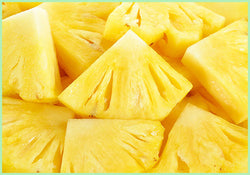 Pre-Cut Pineapple  (Price per pkt 250gms)